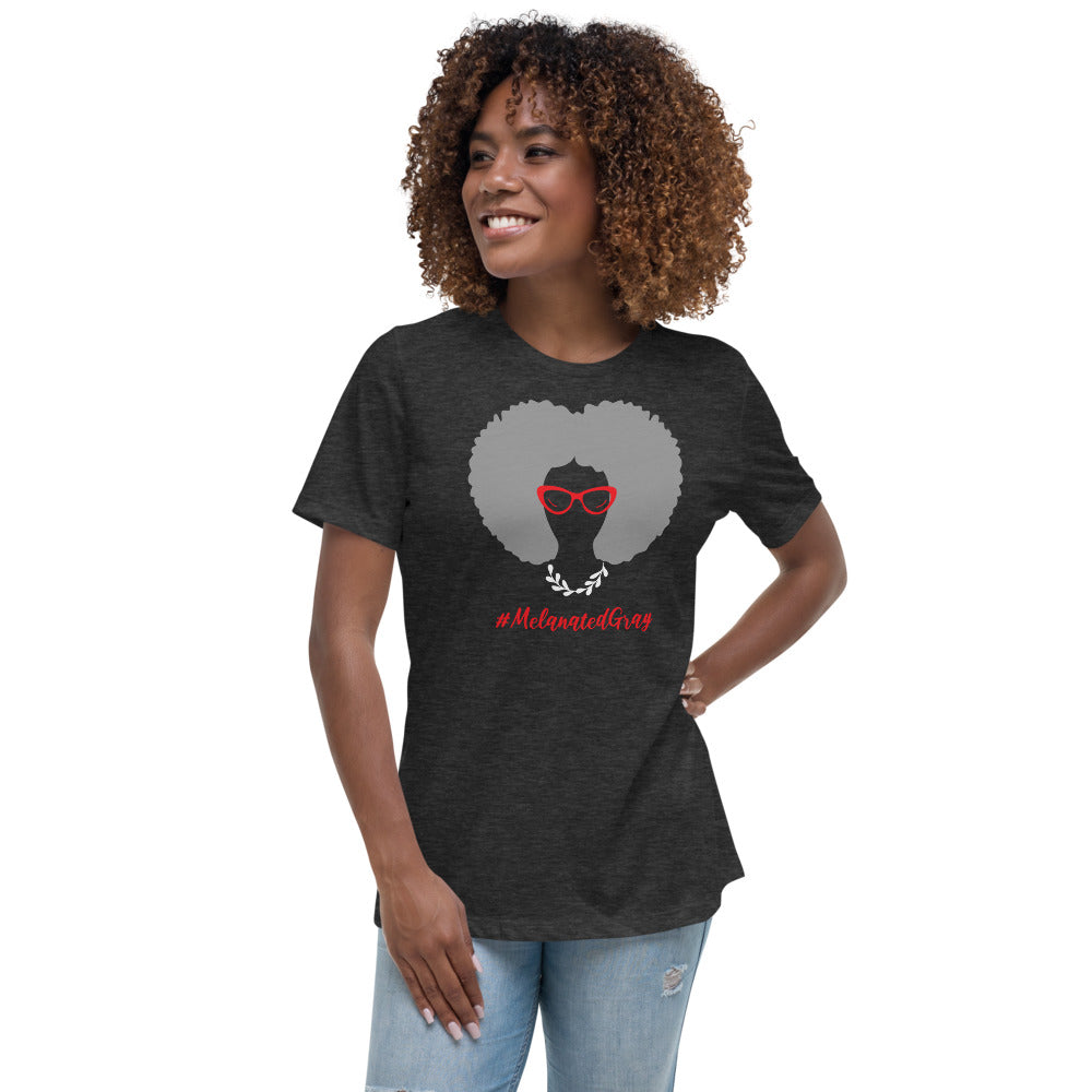 Women's #MelanatedGray Relaxed T-Shirt